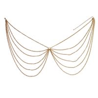 Fashion Geometric Alloy Layered Women's Chain Belts main image 2