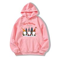 Vintage Style Letter Dwarf Polyester Hooded Long Sleeve Regular Sleeve Printing Pocket Hoodie sku image 2