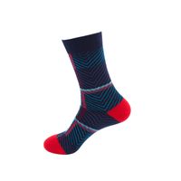 Unisex Fashion Stripe Nylon Cotton Jacquard Ankle Socks 1 Piece sku image 2