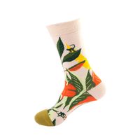 Unisex Fashion Stripe Nylon Cotton Jacquard Ankle Socks 1 Piece sku image 6