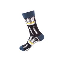 Unisex Fashion Stripe Nylon Cotton Jacquard Ankle Socks 1 Piece sku image 29