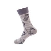 Unisex Fashion Stripe Nylon Cotton Jacquard Ankle Socks 1 Piece sku image 27