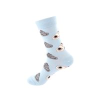 Unisex Fashion Stripe Nylon Cotton Jacquard Ankle Socks 1 Piece sku image 37