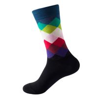 Unisex Basic Color Block Nylon Cotton Jacquard Ankle Socks sku image 11