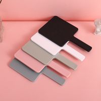 Simple Square Handheld Portable Small Make-up Mirror sku image 3