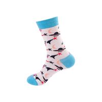 Unisex Fashion Stripe Nylon Cotton Jacquard Ankle Socks 1 Piece sku image 16