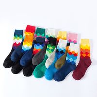 Unisex Basic Color Block Nylon Cotton Jacquard Ankle Socks main image 3