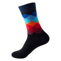 Unisex Basic Color Block Nylon Cotton Jacquard Ankle Socks sku image 2