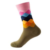 Unisex Basic Color Block Nylon Cotton Jacquard Ankle Socks sku image 5