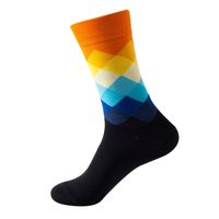 Unisex Basic Color Block Nylon Cotton Jacquard Ankle Socks sku image 9