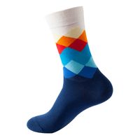 Unisex Basic Color Block Nylon Cotton Jacquard Ankle Socks sku image 6