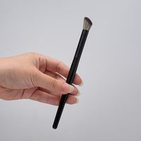 Simple Style Artificial Fiber Plastic Handgrip Makeup Brushes 2 Pieces main image 5