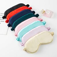 Double-sided Artificial Silk Sleeping Aviation Breathable Shading Eye Mask main image 1