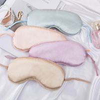 Double-sided Artificial Silk Sleeping Aviation Breathable Shading Eye Mask main image 2