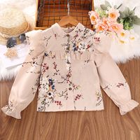 Glam Flower Cotton Blend Polyester Hoodies & Sweaters main image 4