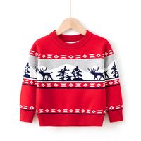 Fashion Elk Knit Hoodies & Sweaters sku image 3