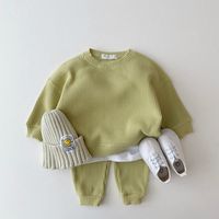 Casual Solid Color Cotton Hoodies & Sweaters main image 1