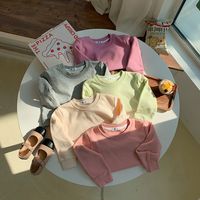 Fashion Solid Color Cotton Hoodies & Sweaters main image 5