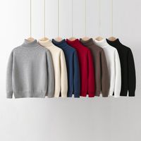 Fashion Solid Color 100% Cotton Hoodies & Sweaters main image 6