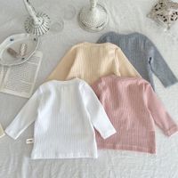 Cute Solid Color Button Cotton Hoodies & Sweaters main image 4