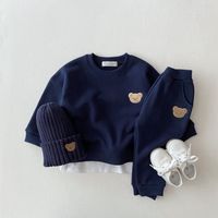 Cute Pastoral Cartoon Cotton Girls Clothing Sets main image 5