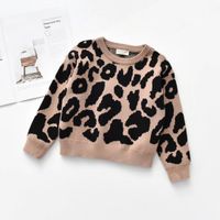 Casual Leopard Acrylic Hoodies & Sweaters main image 4