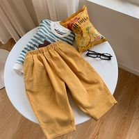 Mode Couleur Unie Coton Pantalons Et Leggings sku image 5