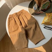 Fashion Solid Color Cotton Pants & Leggings sku image 3