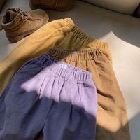 Fashion Solid Color Cotton Pants & Leggings main image 2