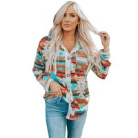 Women's Blouse Long Sleeve Blouses Patchwork Fashion Solid Color sku image 3