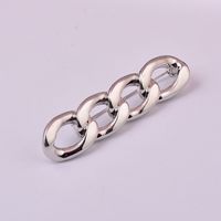 Fashion Solid Color Copper Twist Unisex Brooches sku image 2