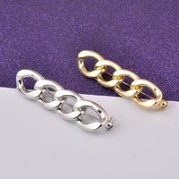 Fashion Solid Color Copper Twist Unisex Brooches main image 1