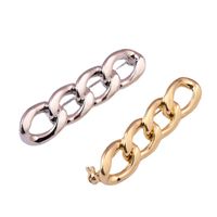 Fashion Solid Color Copper Twist Unisex Brooches main image 2