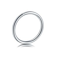 Fashion O-shape Stainless Steel Plating Nose Ring sku image 2