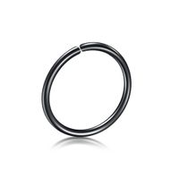 Fashion O-shape Stainless Steel Plating Nose Ring sku image 6