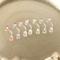 Simple Style Geometric Stainless Steel Sequins Ear Studs 1 Piece main image 2