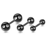 1 Piece Fashion Geometric Solid Color Stainless Steel Ear Studs sku image 8