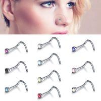 Fashion Geometric Stainless Steel Plating Nose Studs main image 1