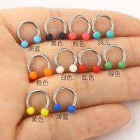 Simple Style Heart Shape Stainless Steel Eyebrow Nails Nose Ring 1 Piece main image 6