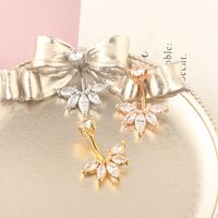 Fashion Flower Stainless Steel Plating Belly Ring 1 Piece main image 4