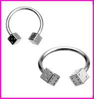 Fashion Geometric Stainless Steel Metal Lip Stud Nose Ring 1 Piece main image 1