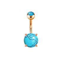 Simple Style Geometric Stainless Steel Plating Belly Ring 1 Piece sku image 13