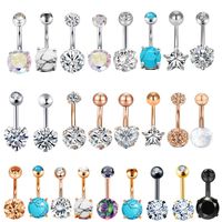 Simple Style Geometric Stainless Steel Plating Belly Ring 1 Piece main image 1