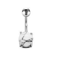 Simple Style Geometric Stainless Steel Plating Belly Ring 1 Piece sku image 6