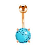 Simple Style Geometric Stainless Steel Plating Belly Ring 1 Piece sku image 15
