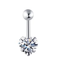 Simple Style Geometric Stainless Steel Plating Belly Ring 1 Piece sku image 8