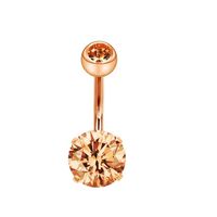 Simple Style Geometric Stainless Steel Plating Belly Ring 1 Piece sku image 12