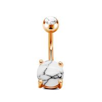 Simple Style Geometric Stainless Steel Plating Belly Ring 1 Piece sku image 14