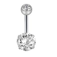 Simple Style Geometric Stainless Steel Plating Belly Ring 1 Piece sku image 7