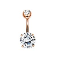 Simple Style Geometric Stainless Steel Plating Belly Ring 1 Piece sku image 10